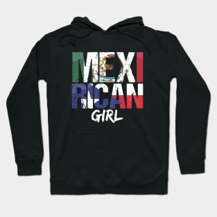 Mexirican Girl Puerto Rican Mexican Woman Latina Proud Hoodie